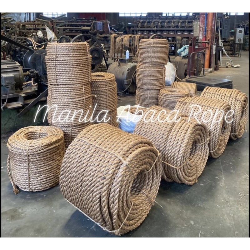 COD Manila Abaca rope 1 meter by 18mm Shopee Philippines
