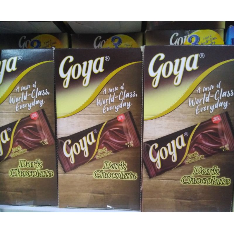 Goya Chocolate Bars in a box 360 g Shopee Philippines