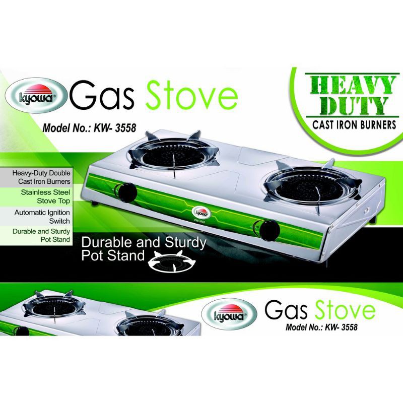 kyowa Double Burner Heavy Duty Gas Stove Shopee Philippines