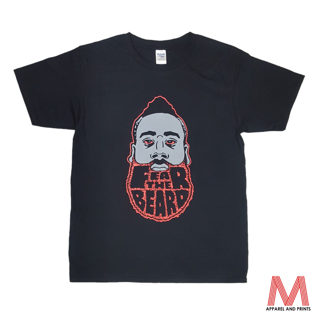 fear the beard james harden t shirt