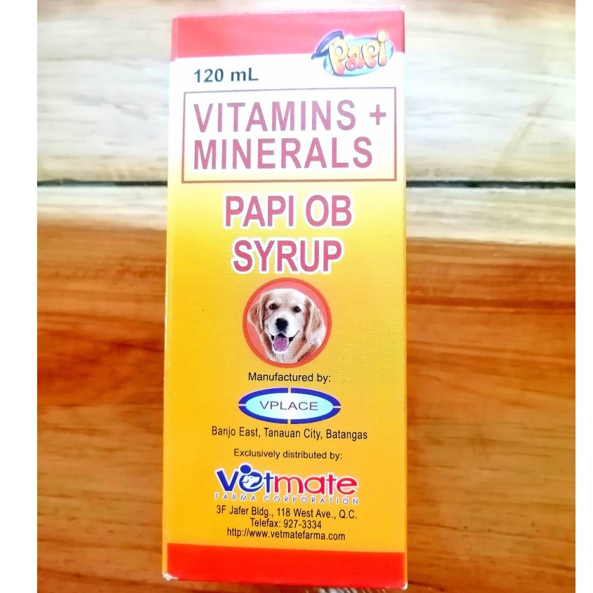 [VETKLIX] Papi OB Syrup Pre and Post Pregnancy Pet Vitamins 120ml