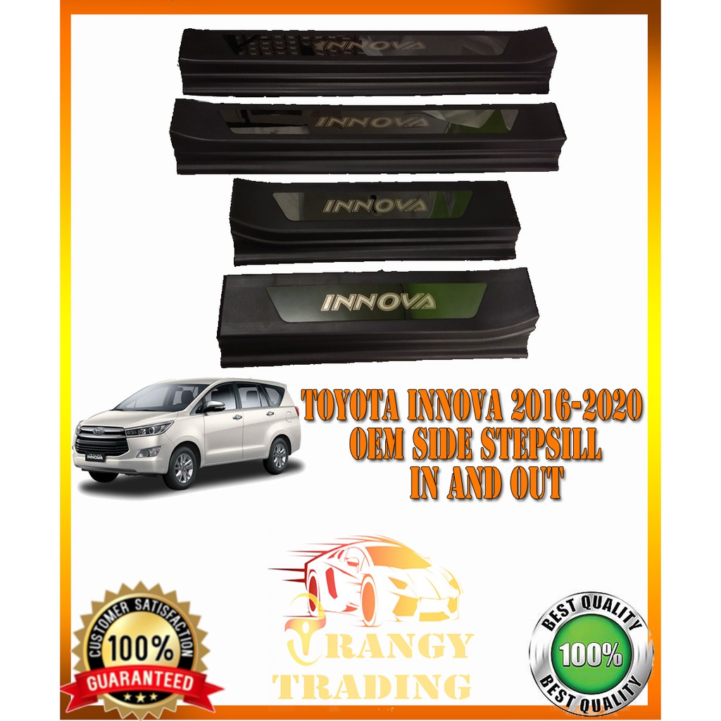Toyota Innova 20162020 OEM Side stepsill In and Out (Car Accessories