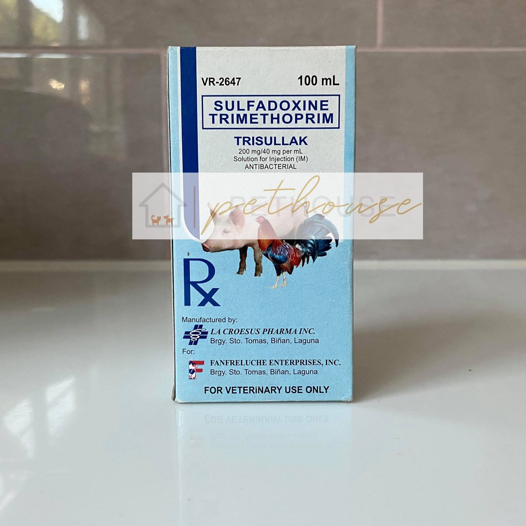 Trisullak Injectable (Sulfadoxine Trimethoprim) 100mL Shopee Philippines