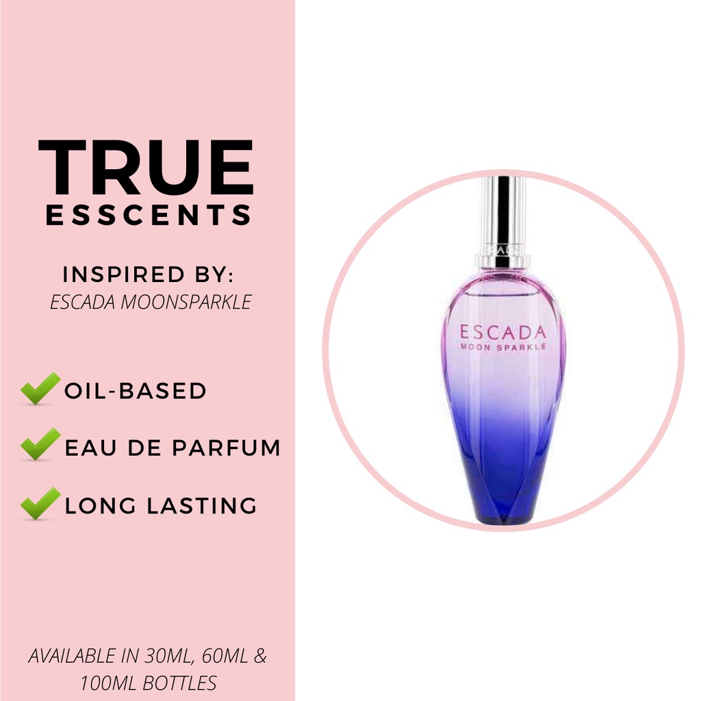 True Esscents (Escada Moon Sparkle) Oil based Perfume for women long