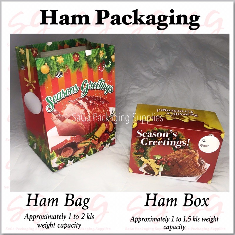 100pcs Holiday Ham Box Shopee Philippines