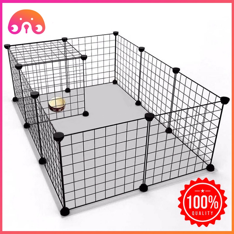 Dog Cage Stackable Pet Fence 35*35CM Cat Rabbit Fence Pet Cage DIY Pet ...
