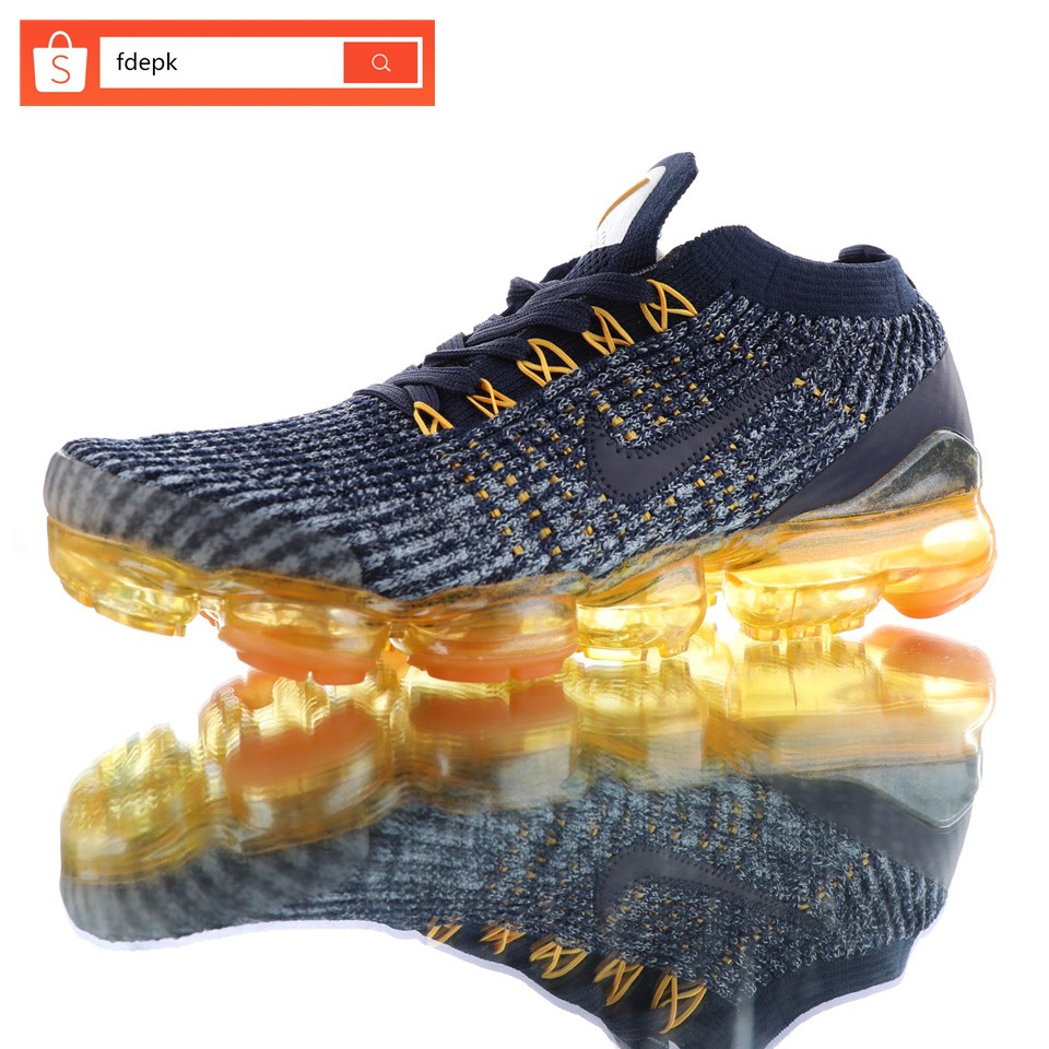 vapormax flyknit blue and yellow