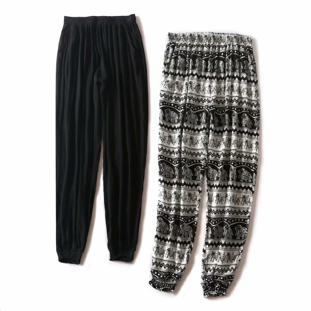 plus size womens black trousers