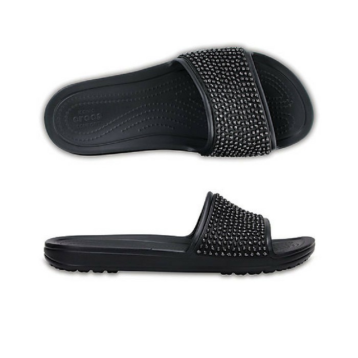 women's crocs sloane embellished slide