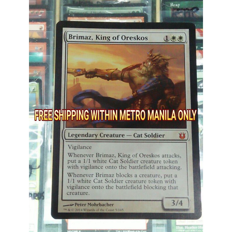 Magic: The Gathering(MTG) Card Brimaz, King Of Oreskos Born Of The Gods ...