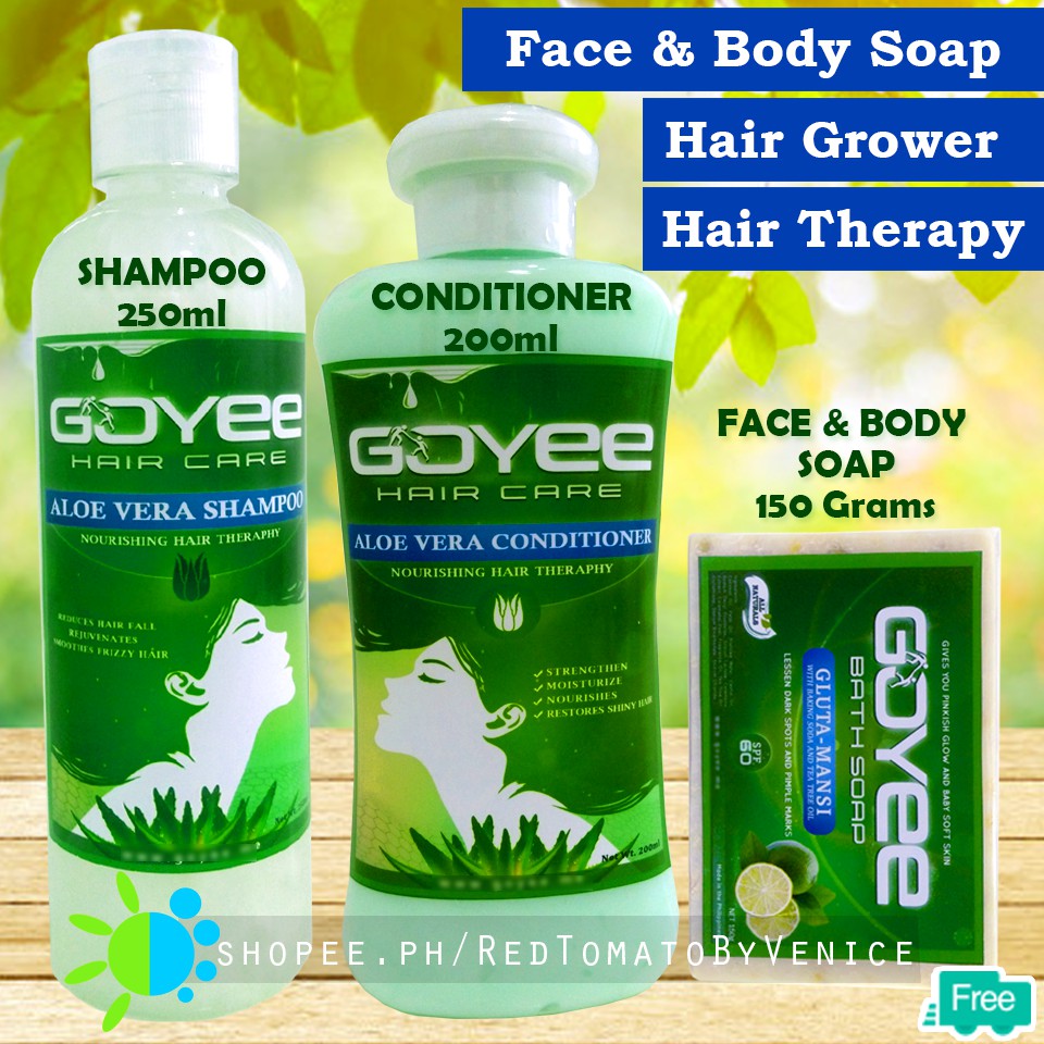 Goyee Hair Care Set Shampoo And Conditioner Aloe Vera Scalp