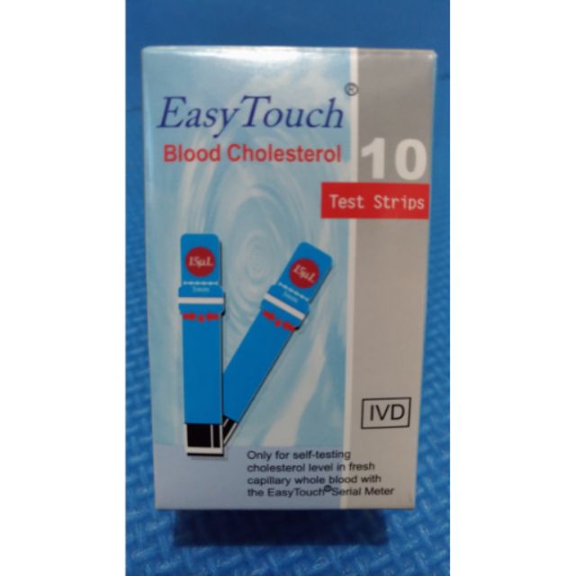 EasyTouch Blood Cholesterol Test Strips Shopee Philippines