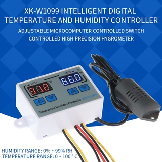 Digital Thermostat Humidistat Egg Incubator Temperature Humidity Controller Regulator Thermometer Hygrometer XK-W1099 Dual