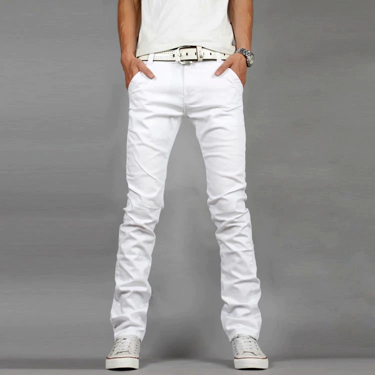 white color jeans