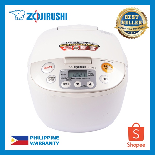 Zojirushi NLAAQ18 10 Cup Smart Rice Cooker Shopee Philippines