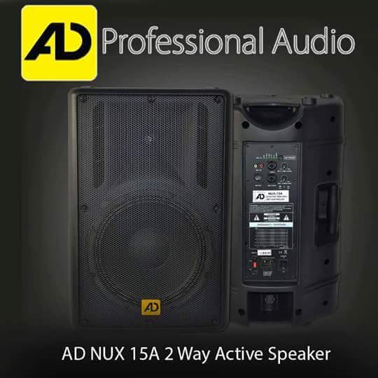 AD NUX-15A POWERED SPEAKER AMPLIFIED SPEAKER | Shopee Philippines