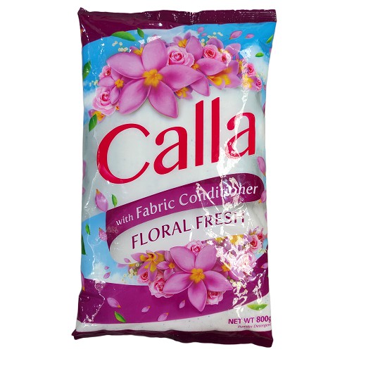 Calla Detergent Powder Fabcon Floral Fresh V 800g Shopee Philippines