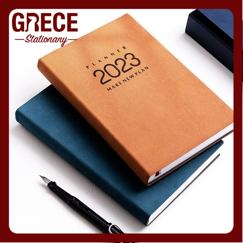 365 Days Daily Planner thick notebook 2023 Time management efficient