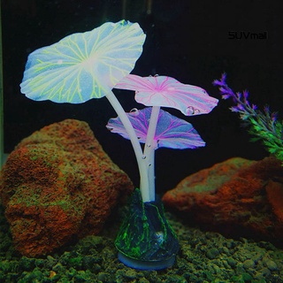SUV- Silicone Simulated Aquatic Plant Fluorescent Aquarium Decoration with Sucker #1
