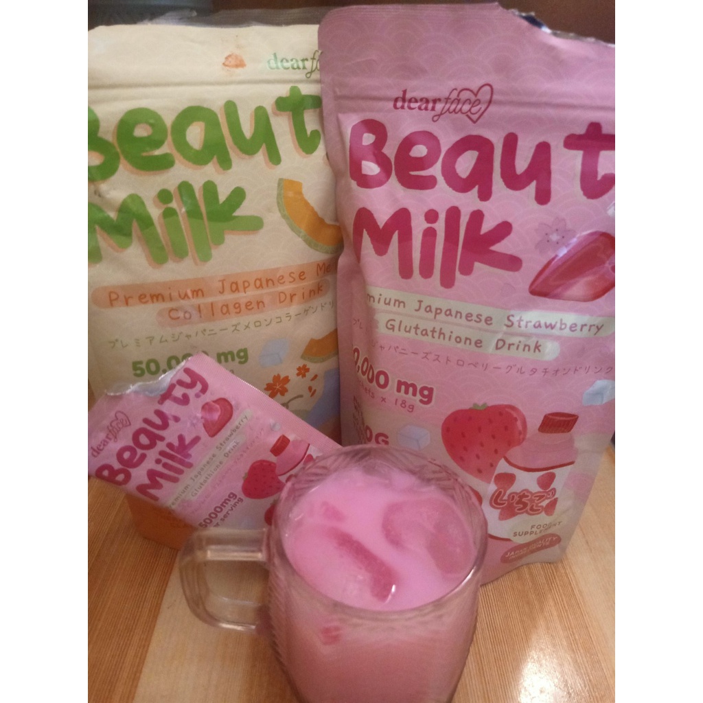 BEAUTY MILK PREMIUM JAPANESE MELON/STRAWBERRY GLUTATHIONE DRINK