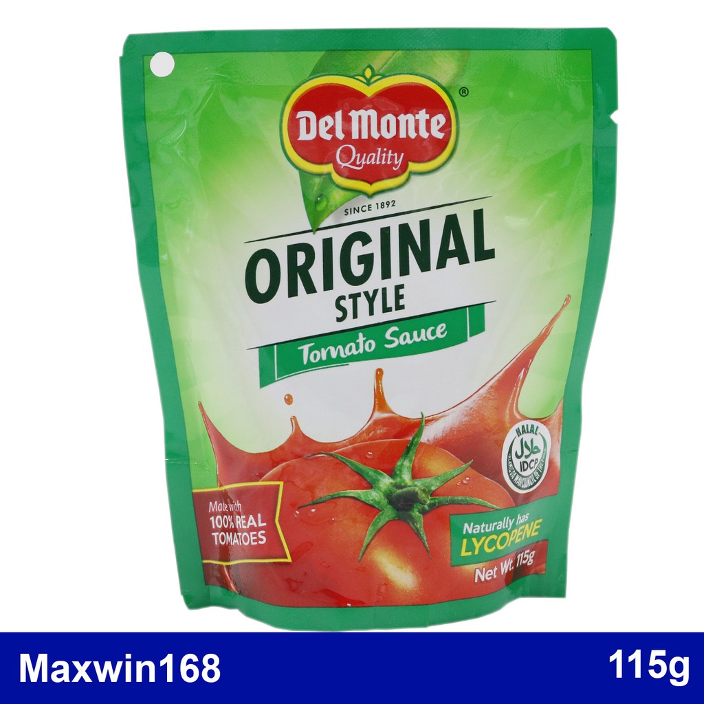 Del Monte Original Style Tomato Sauce 115g Shopee Philippines