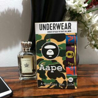 COD Bape Aape Brief 3pcs Assorted Color With Box