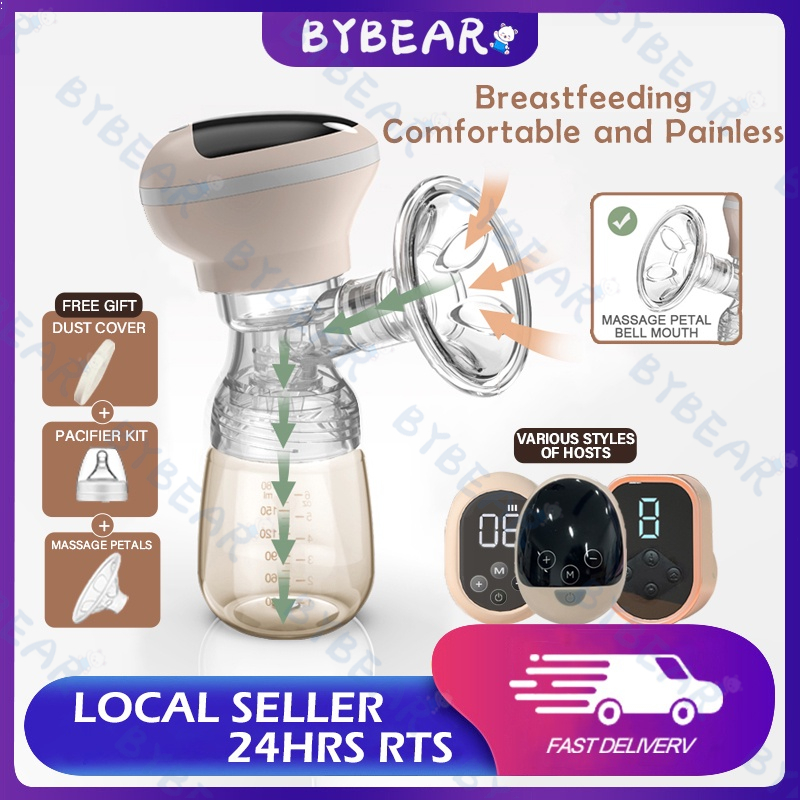 ByBear Electric Breast Pump Rechargeable Wireless Working Breastfeeding