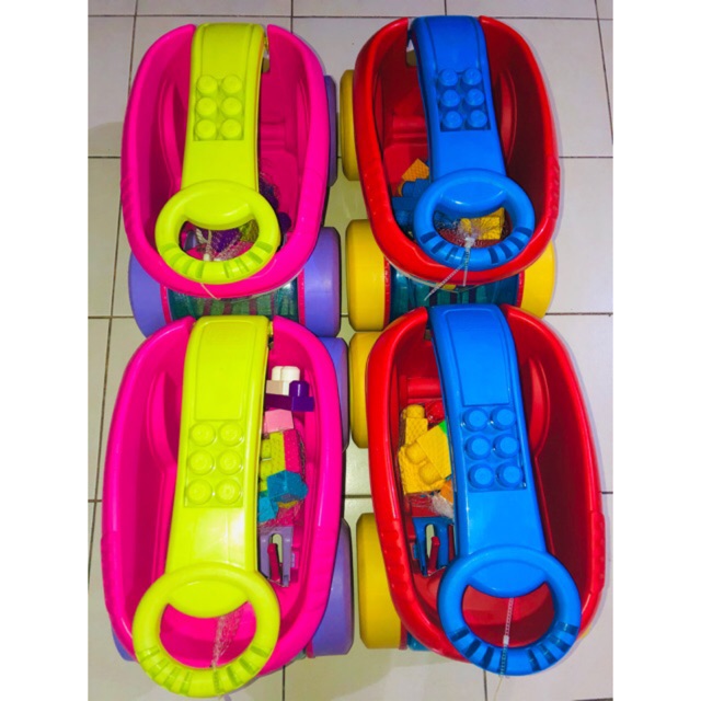 mega bloks trolley