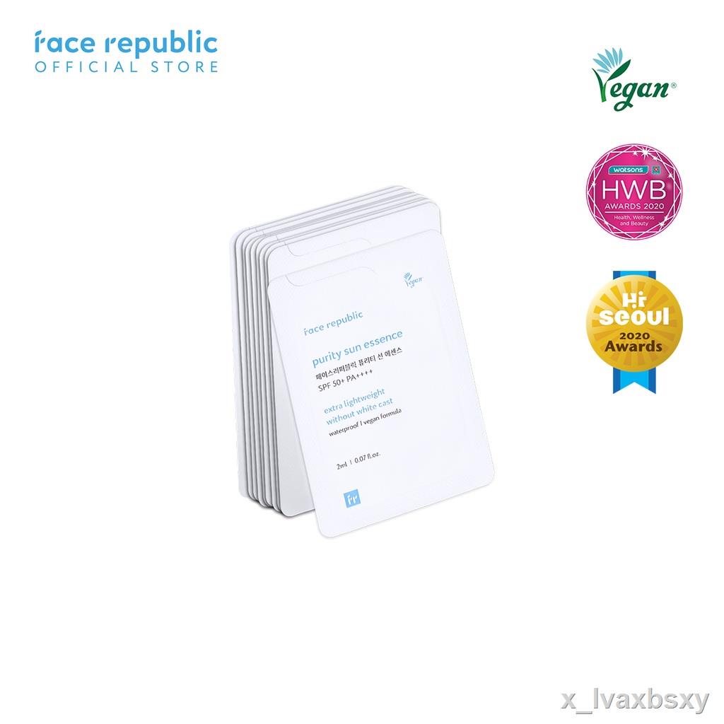 Face Republic Purity Sun Essence Vegancertified 2mL (10pcs) Shopee