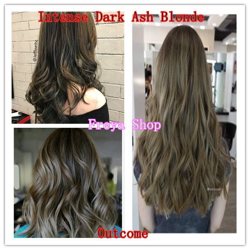 Intense Dark Ash Blonde Hair Color with Oxidant ( 6/11 Bob Keratin  Permanent Hair Color ) | Shopee Philippines