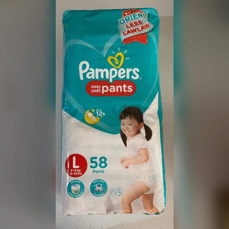 pampers pants large 58 price
