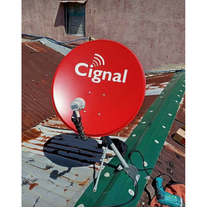 Cignal satellite complet set w/2k load for 2months(kumpleto na ikabit