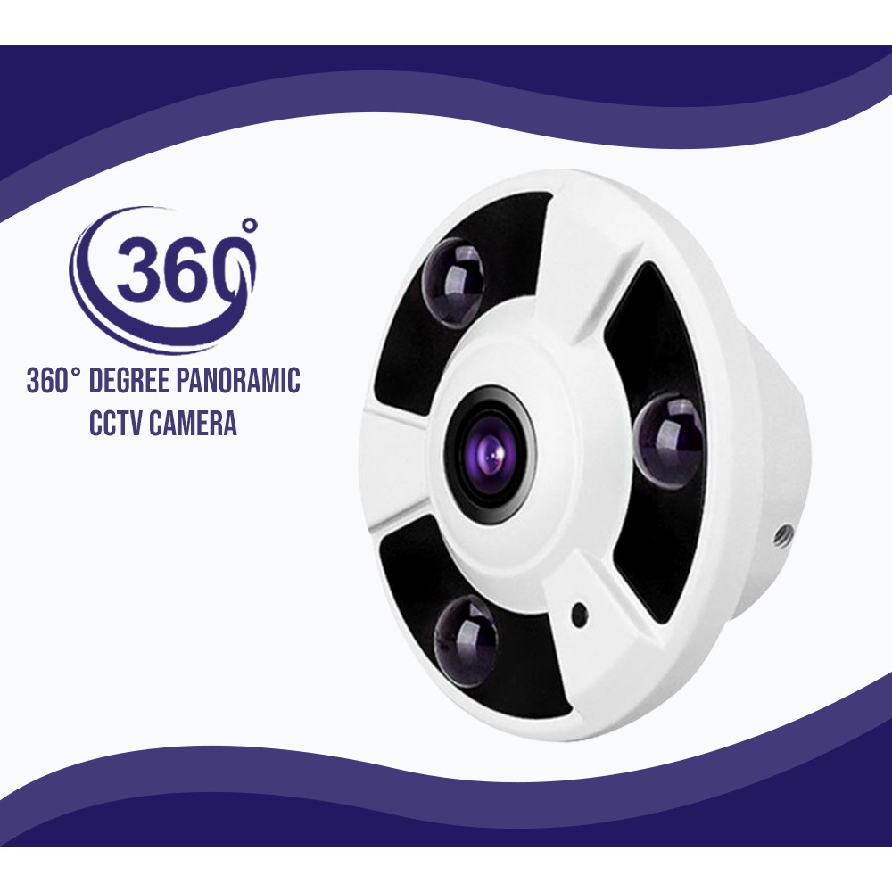 360 degree cctv dome camera
