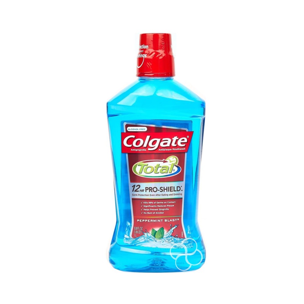 Colgate Total Peppermint Blast 12HR Pro-Shield Mouthwash 1L | Shopee ...