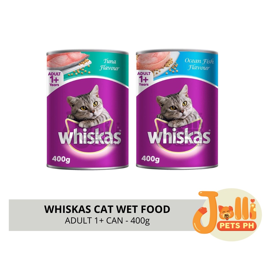 Whiskas Cat Wet Food Can 400g Shopee Philippines