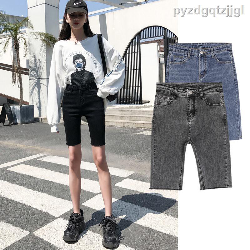 tight black high waisted shorts