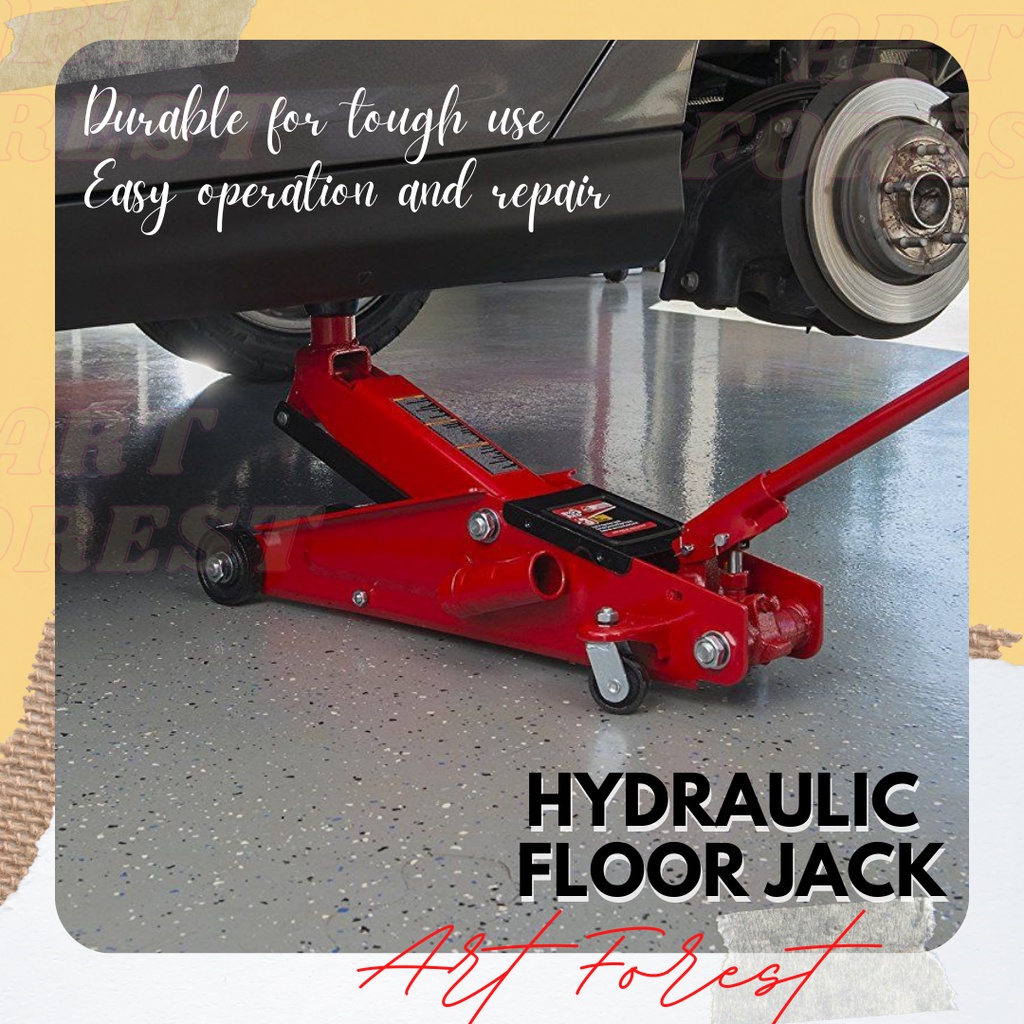 3 Tons Hydraulic Floor Jack 3T For Home Use, or For Repair Shops