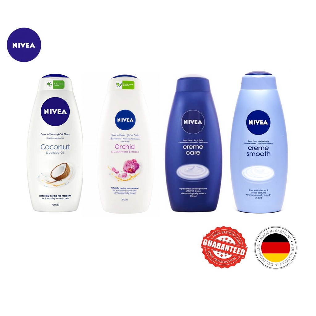 NIVEA Shower Cream Gel Body Wash 750mL Shopee Philippines