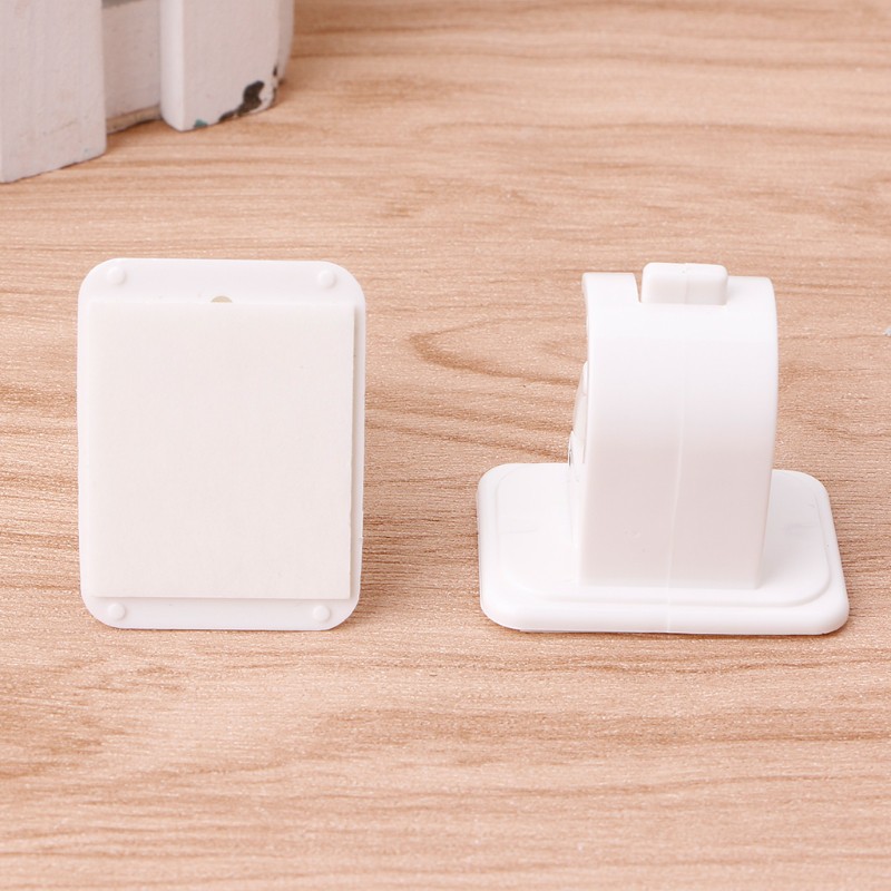 Livi Self Adhesive Curtain Rods Hanger Crossbar Curtain Clips