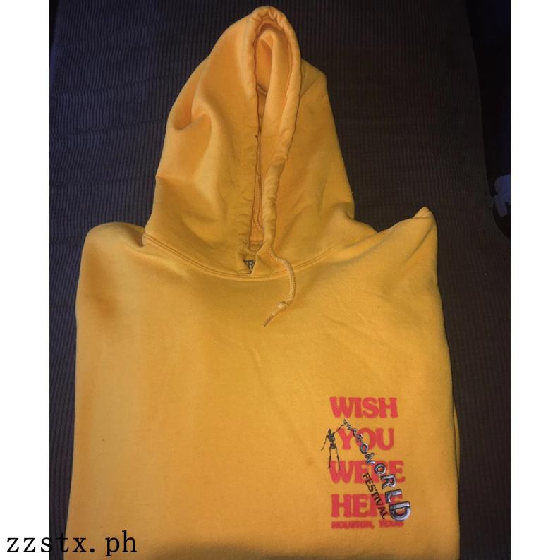 astroworld hoodie orange