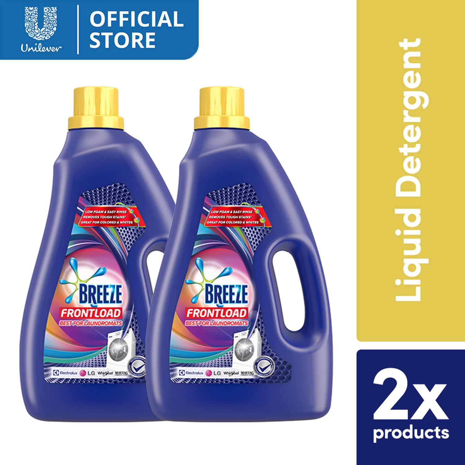 Breeze Liquid Detergent Frontload 2.6L Bottle x2 Shopee Philippines