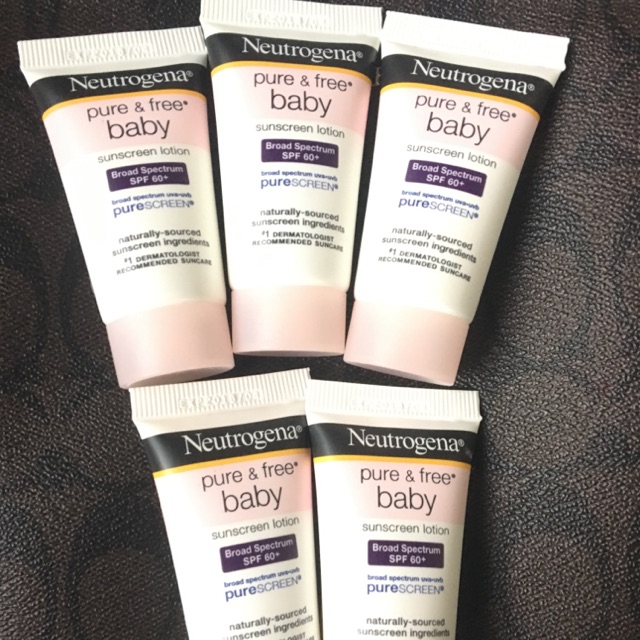 neutrogena pure baby sunscreen