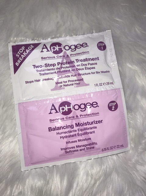 Aphogee Two Step Protein Treatment Balanced Moisturizer Shopee