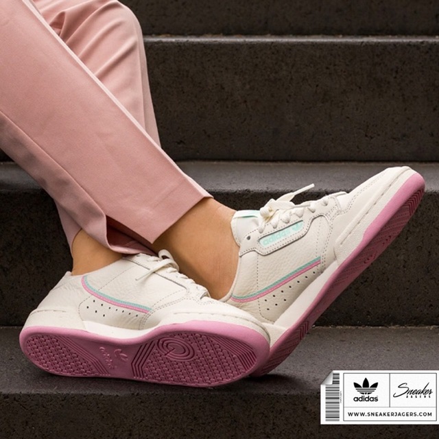 adidas continental 80 pink sole