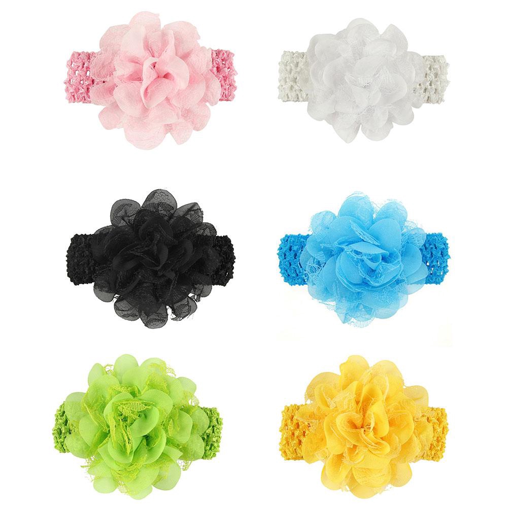 Baby Accessory Flower Girls Hair Elastic Infant Beautiful Shopee