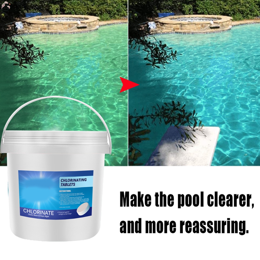 Pool Tablets Chlorinating Tablets Swimming Pool Tablet 300Pcs Chlorine Swimming 300Pcs Pool