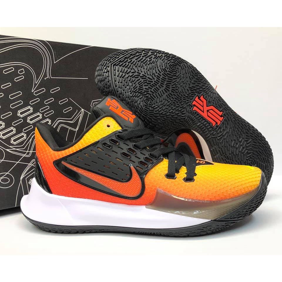 kyrie shoes black and yellow