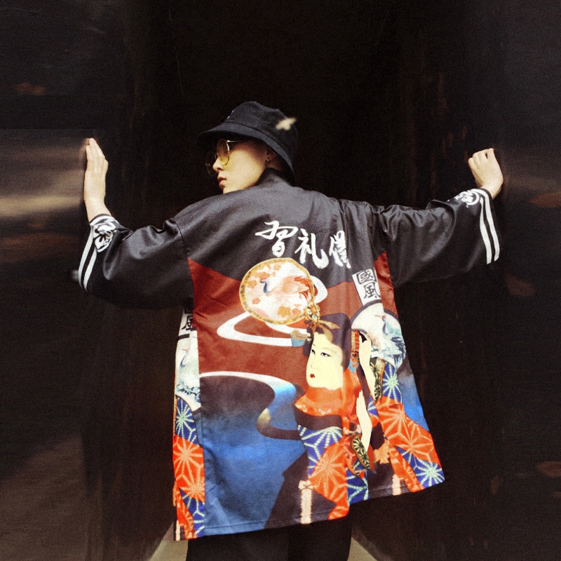 men's japanese kimono jacket