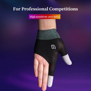 Professional Game 2PCS Finger Sleeve For Mobile Gaming Silver Fiber Thumb Sleeves Glove