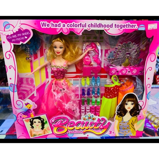 barbie and set